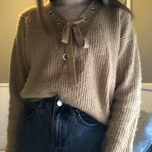 Brown sweater
